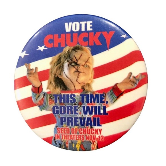 n/a Other - Chucky Pin Political Election Seed of Chucky Promotional Pin RARE